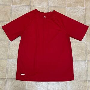 STARTER Bold Red Short Sleeve Men's Tee Size XL 14/15 Junior Unisex